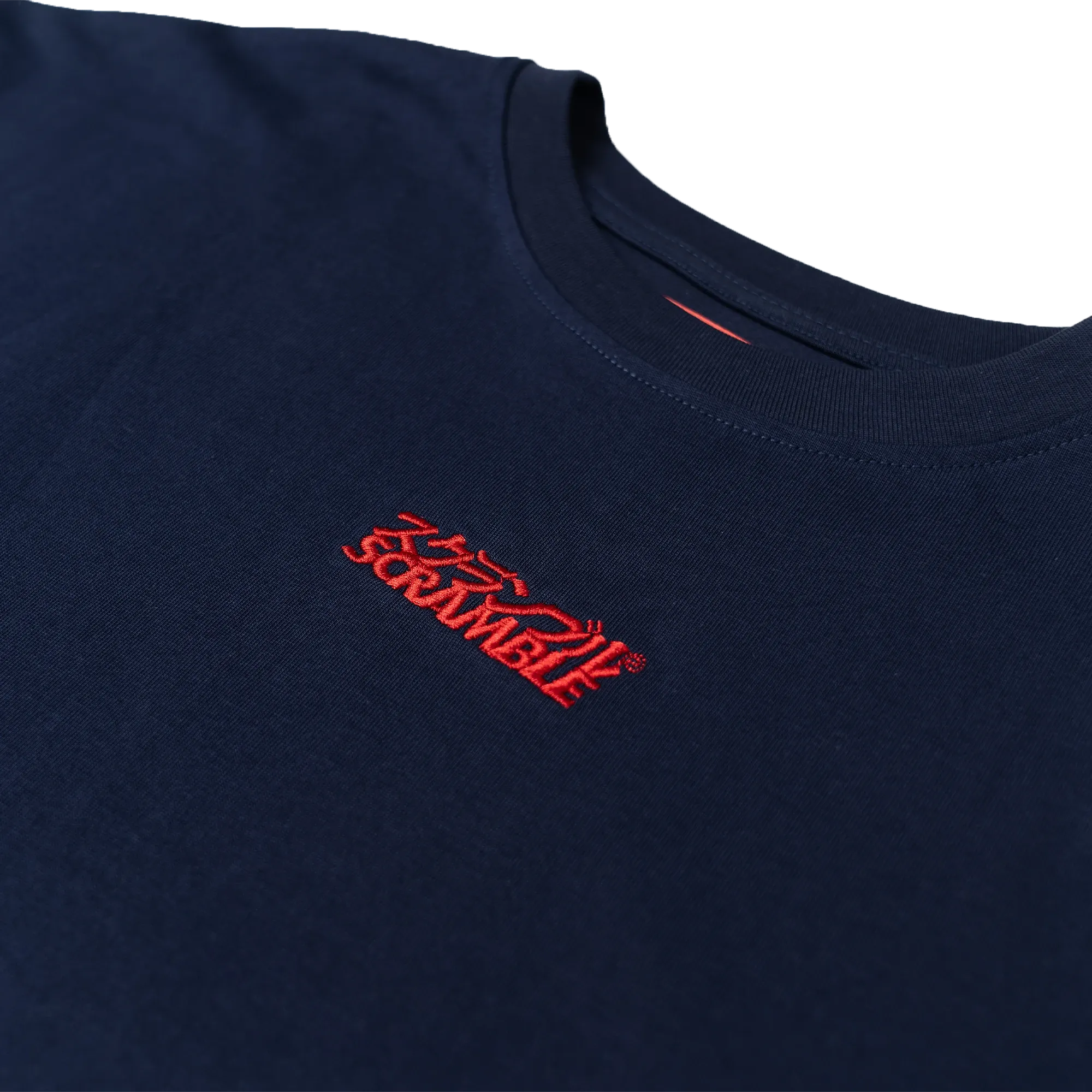 OVERSIZED LOGO TEE – NAVY