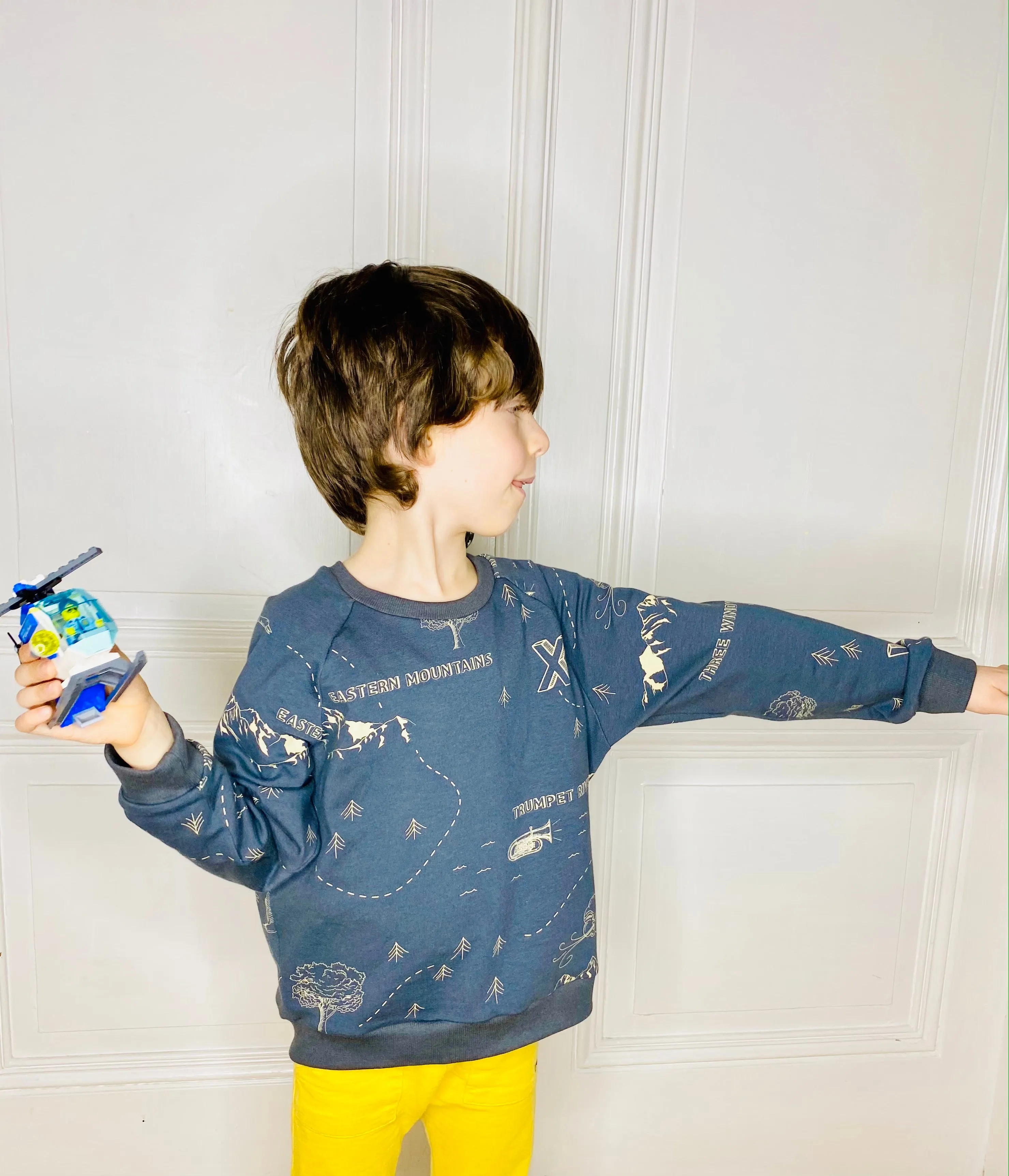 Oversized Raglan  Sweatshirt