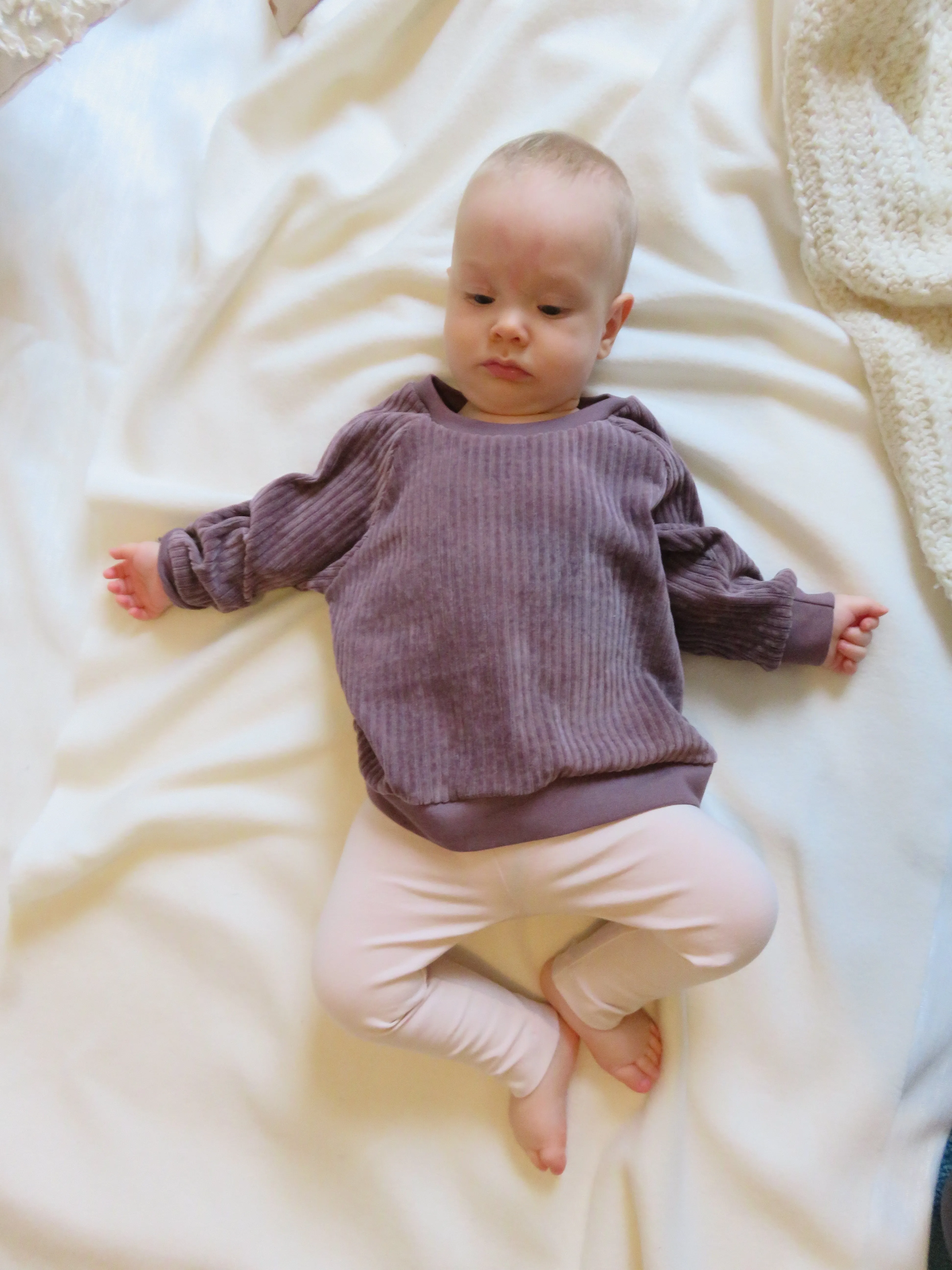 Oversized Raglan  Sweatshirt