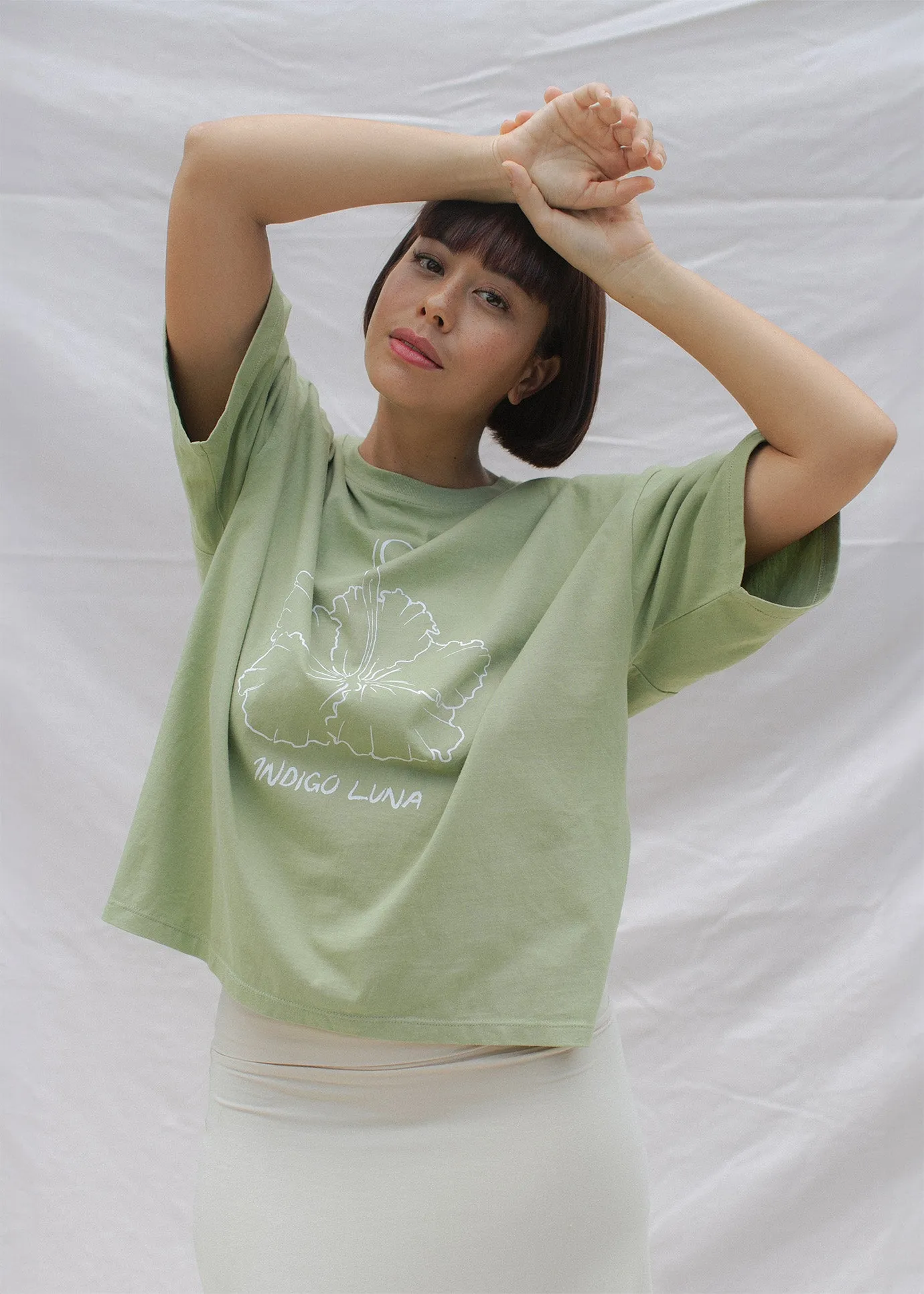 Oversized Tee Rumi Pistachio