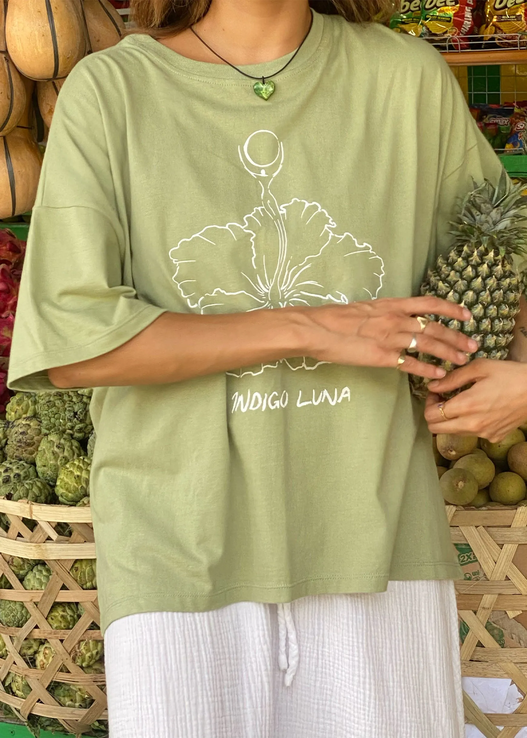 Oversized Tee Rumi Pistachio