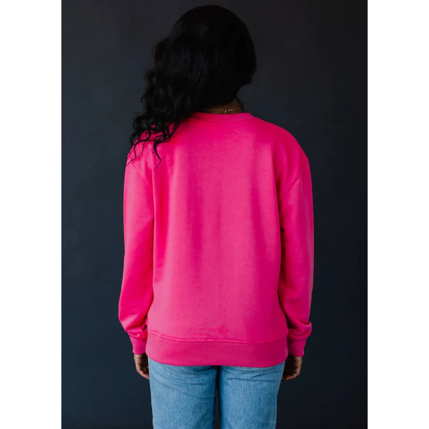 Panache Bright Pink Cheers Sweatshirt