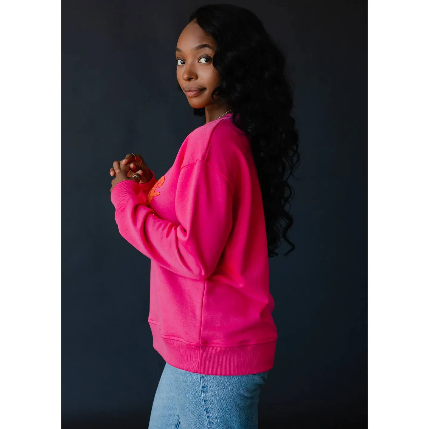 Panache Bright Pink Cheers Sweatshirt