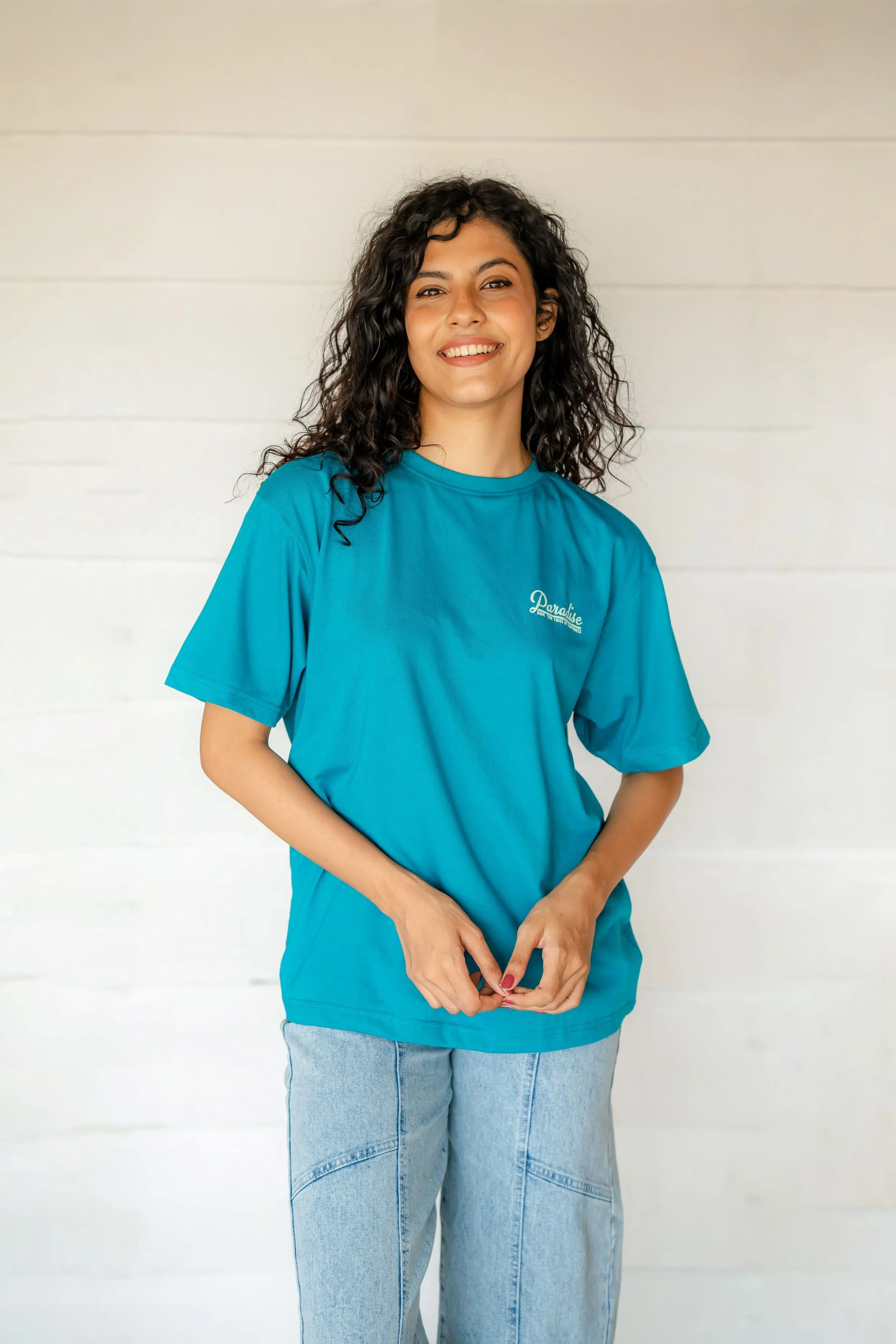 Paradise Mindset Oversize Tee Damro Green- Unisex