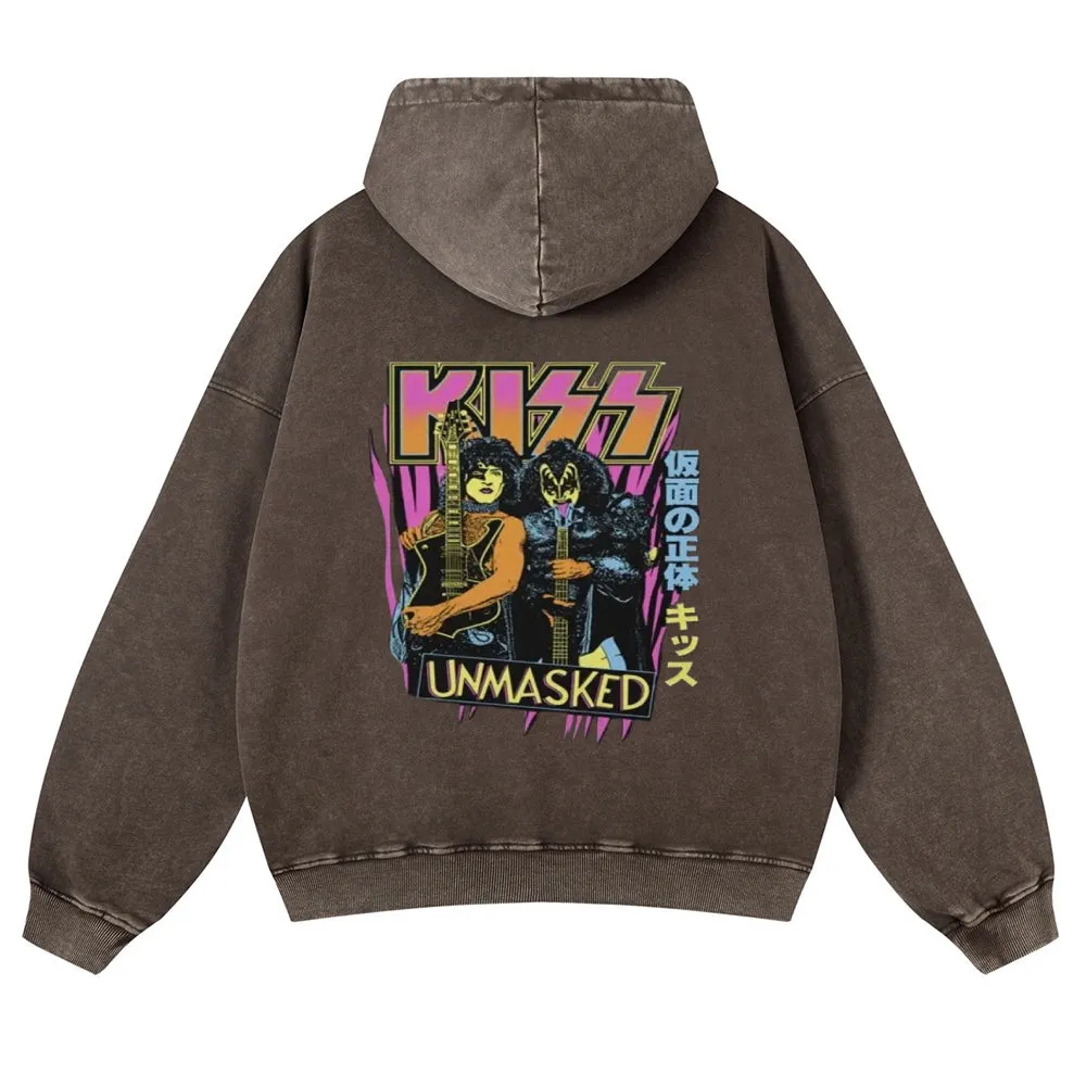 Parihar Men's Rock Band Pullover Hoodies