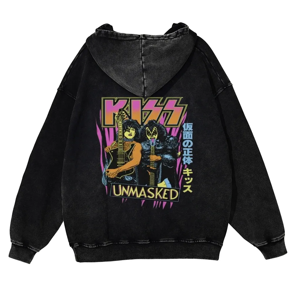 Parihar Men's Rock Band Pullover Hoodies