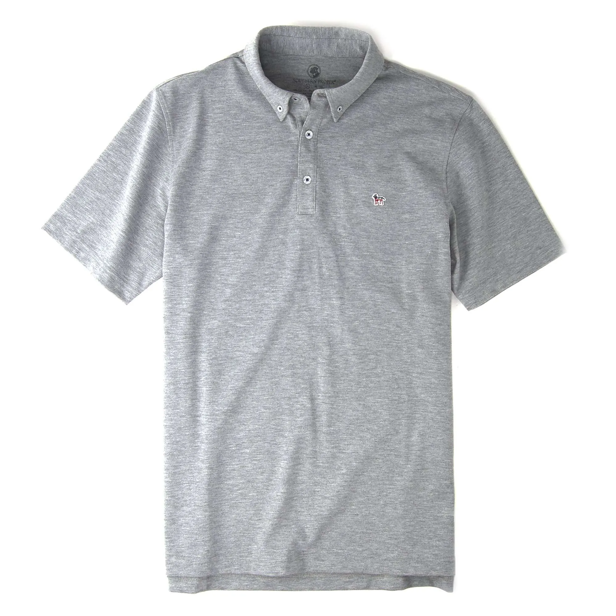Party Animal Polo: Heather Grey