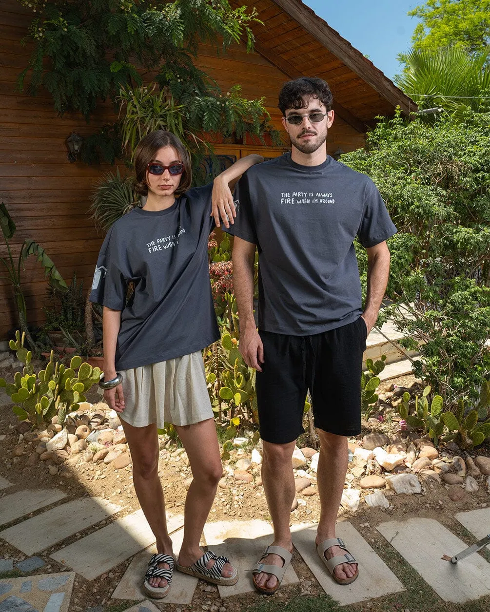 Party Is Always Fire Oversized Tee