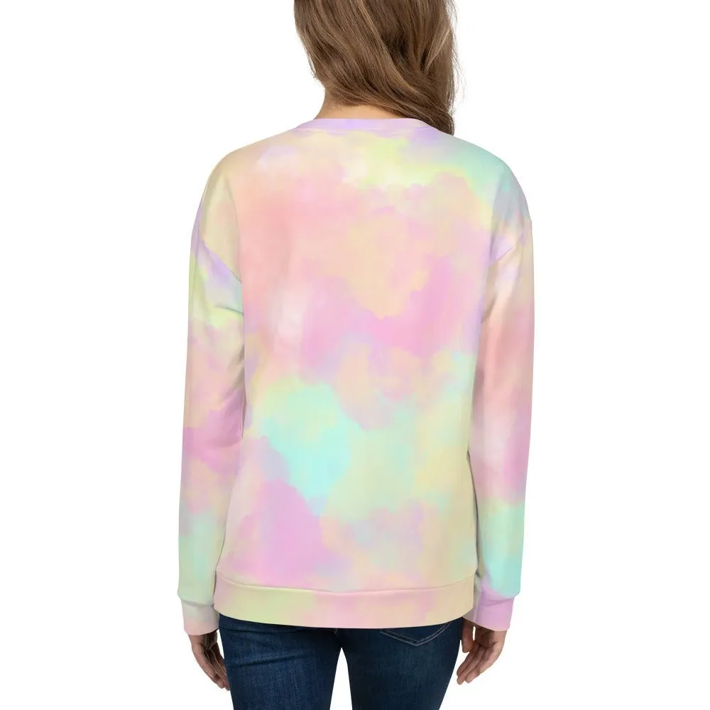 Pastel Cloud Dog Paw Sweatshirt