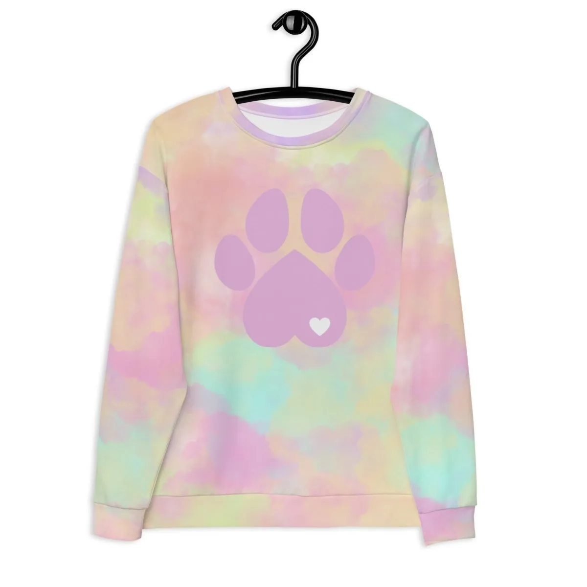 Pastel Cloud Dog Paw Sweatshirt
