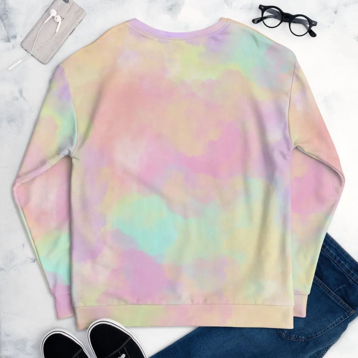 Pastel Cloud Dog Paw Sweatshirt