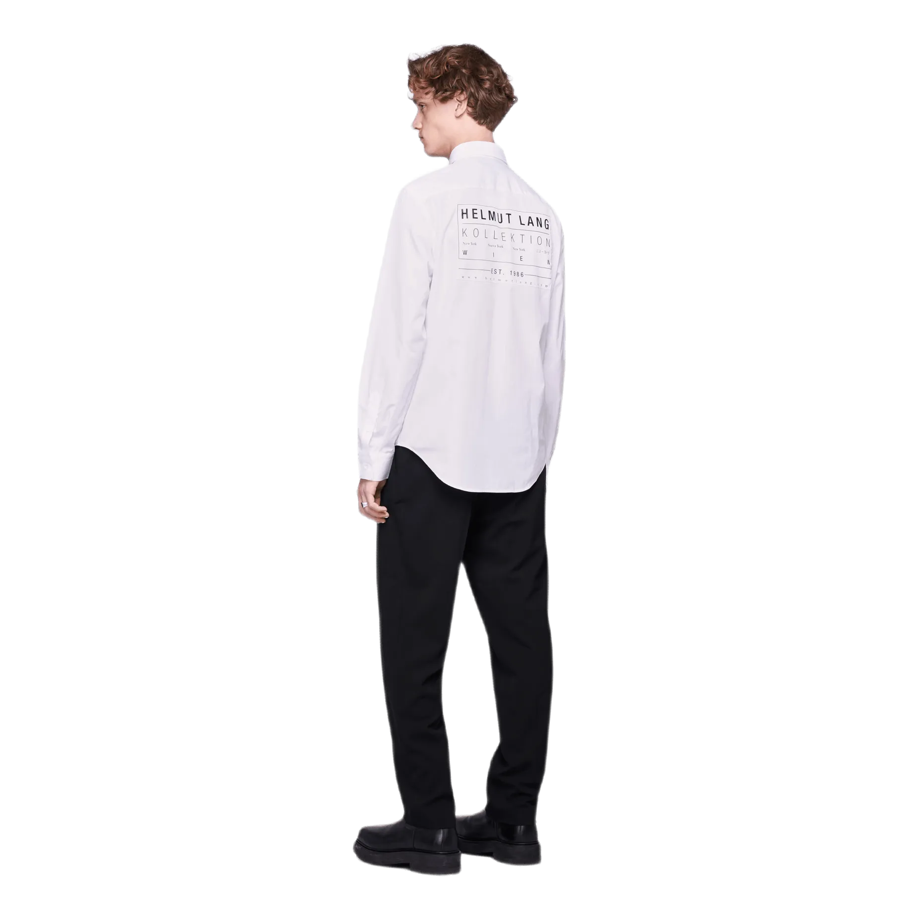 Patched Shirt White