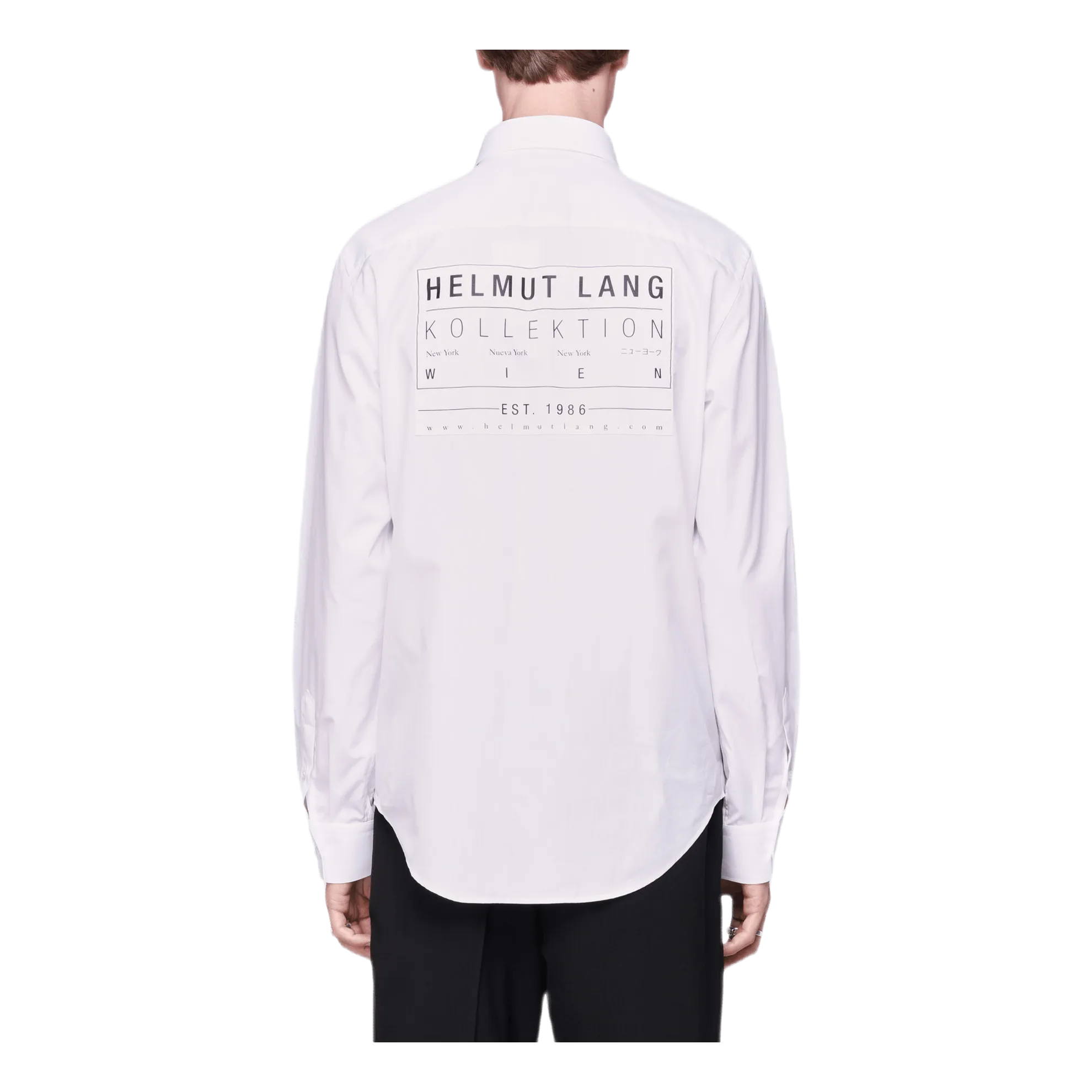 Patched Shirt White