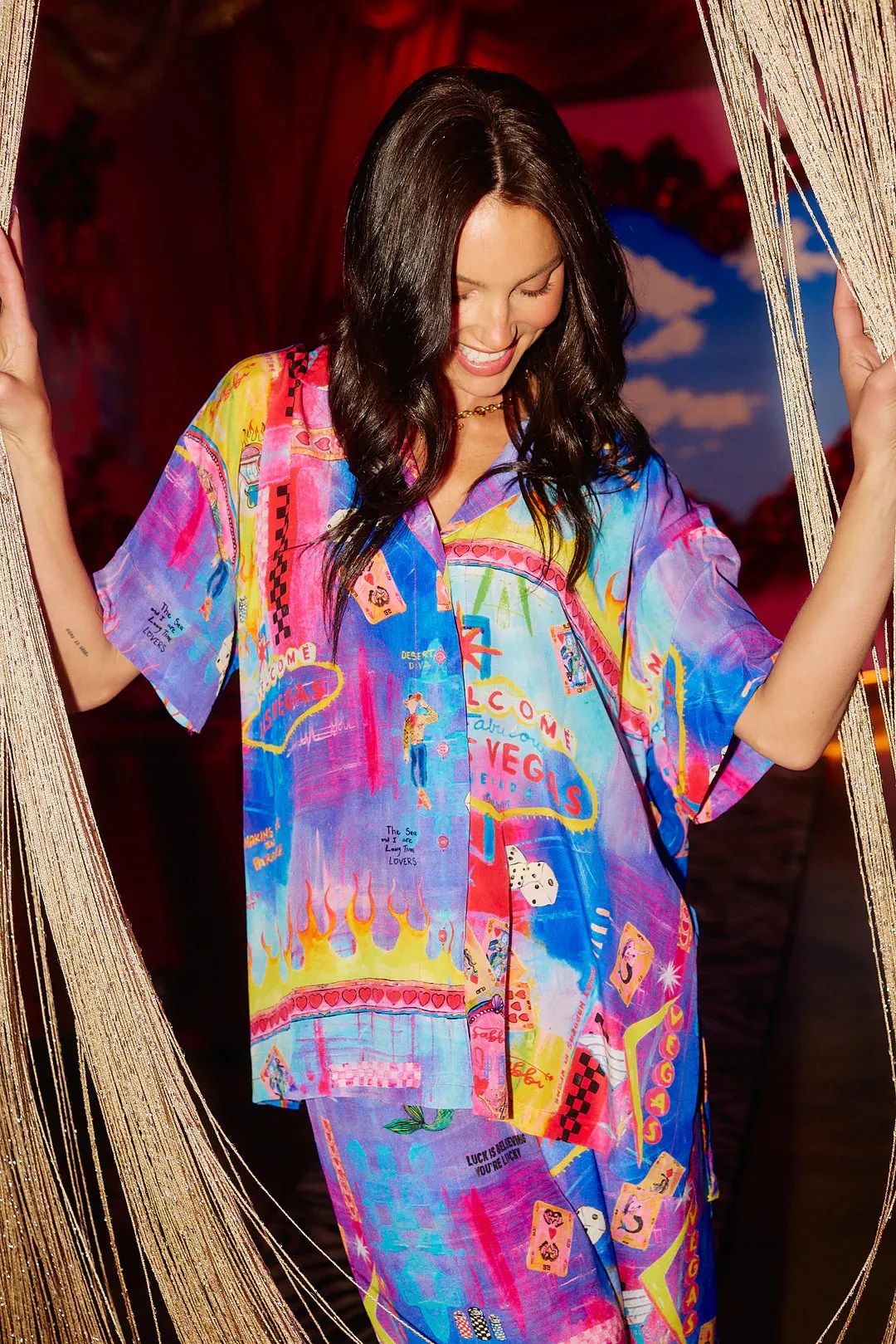 Patròne Silk Shirt - Heartbreak Hotel