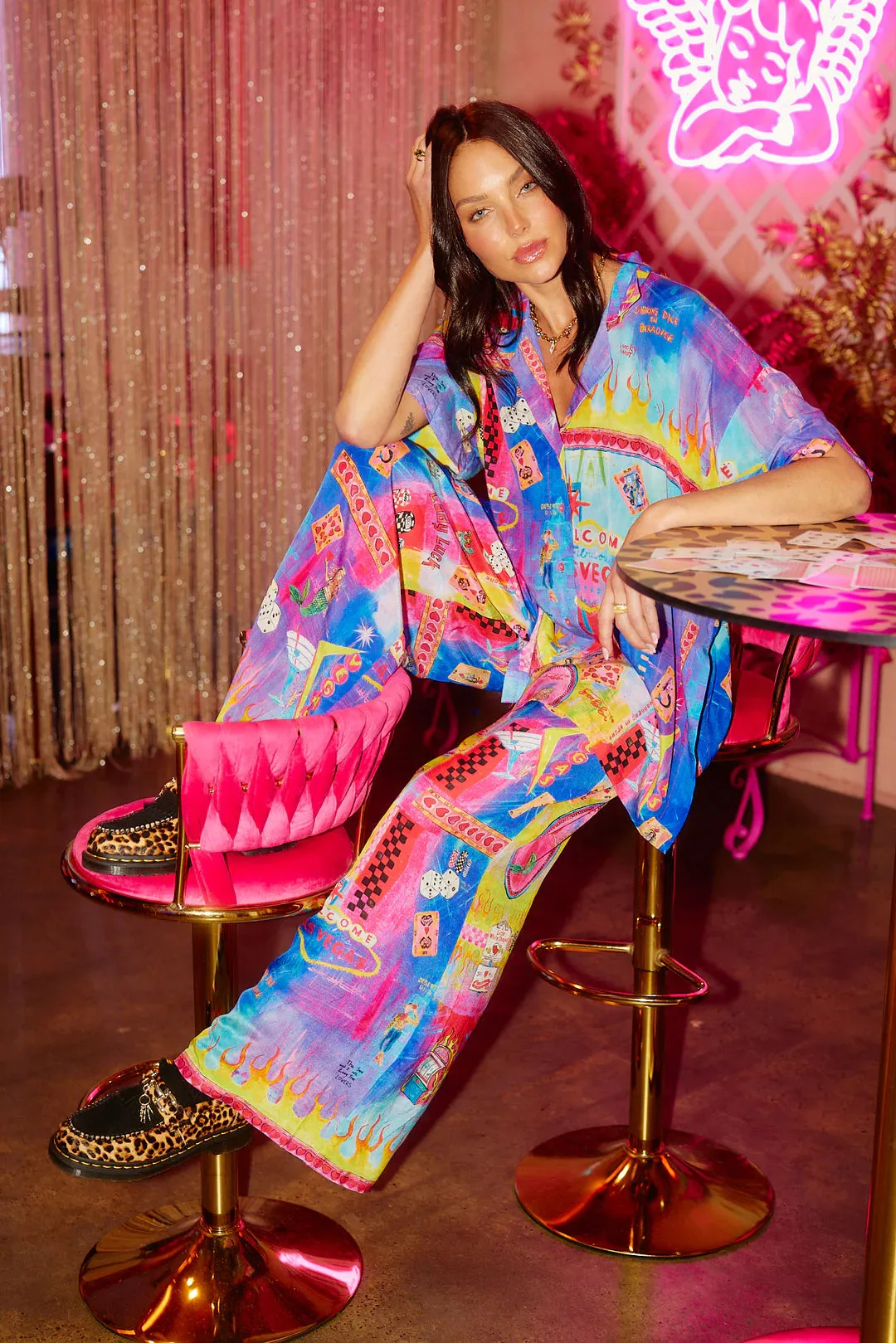 Patròne Silk Shirt - Heartbreak Hotel