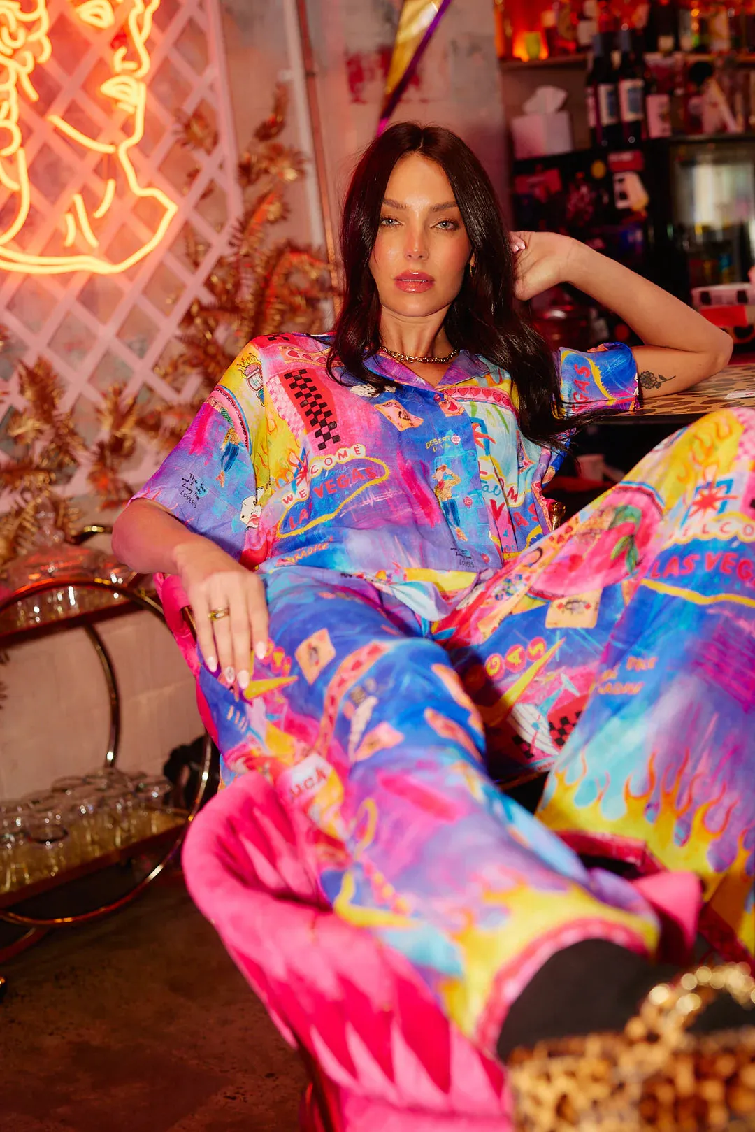 Patròne Silk Shirt - Heartbreak Hotel