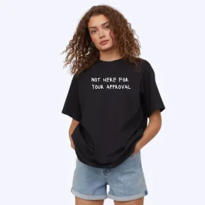 Peach Blossom Oversized Printed T-Shirt