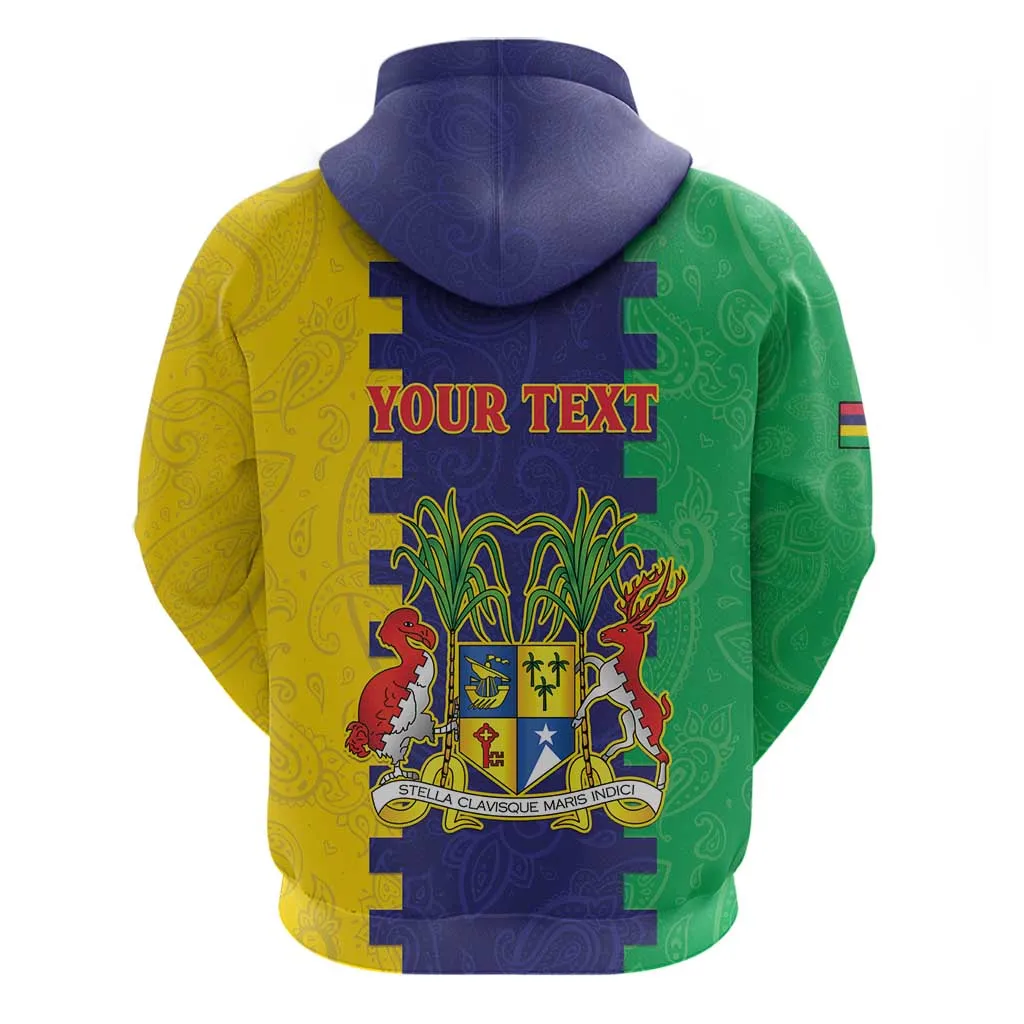 Personalised Republique de Maurice Hoodie Stella Clavisque Maris Indici LT15