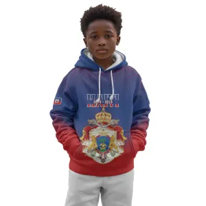 Personalized Anpi an Ayiti Kid Hoodie Imperial Coat Of Arms Flag Style LT15