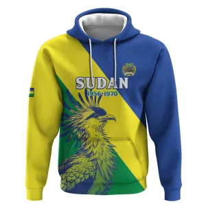 Personalized Sudan Hoodie Coat Of Arms 1956-1970 LT15