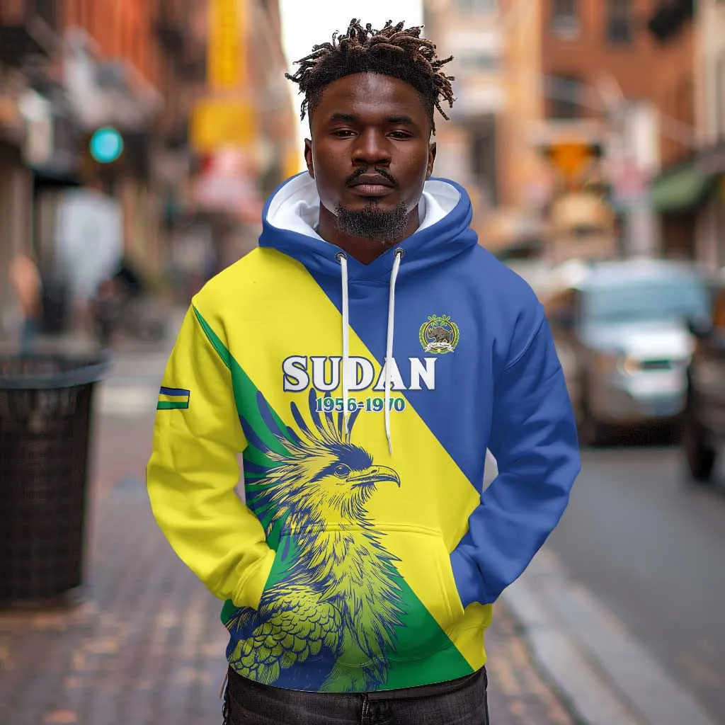 Personalized Sudan Hoodie Coat Of Arms 1956-1970 LT15
