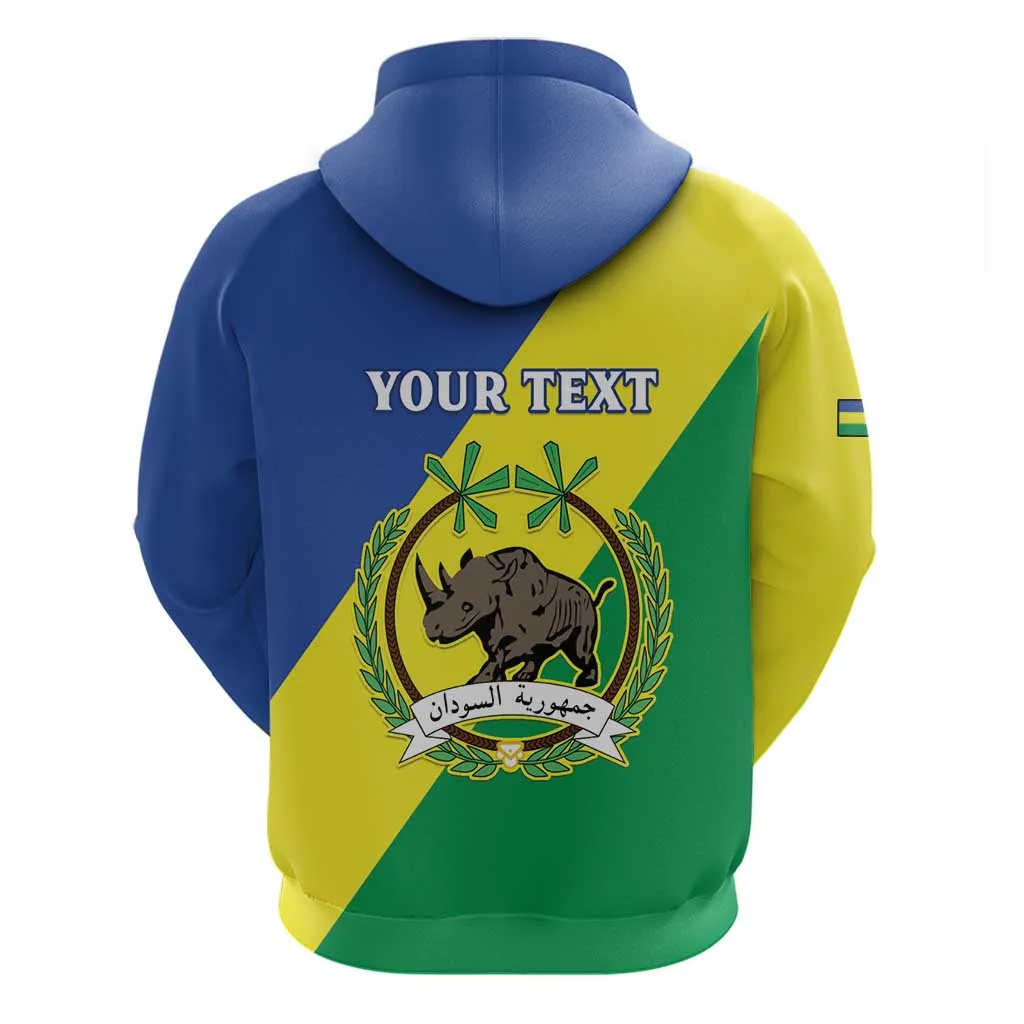 Personalized Sudan Hoodie Coat Of Arms 1956-1970 LT15