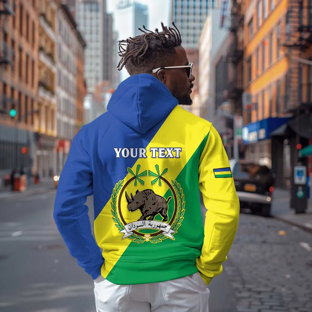 Personalized Sudan Hoodie Coat Of Arms 1956-1970 LT15