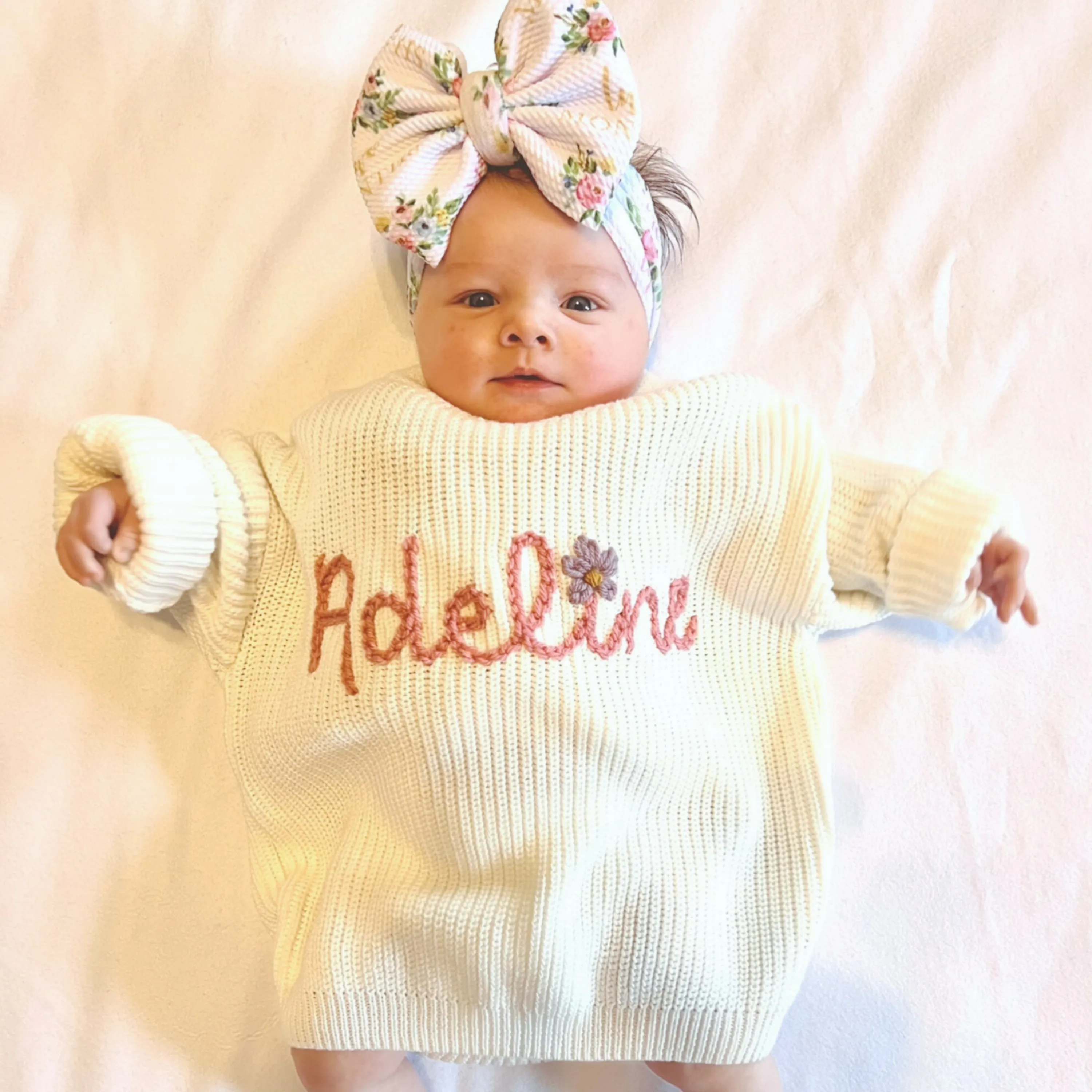 PERSONALIZED SWEATER - MARSHMALLOW