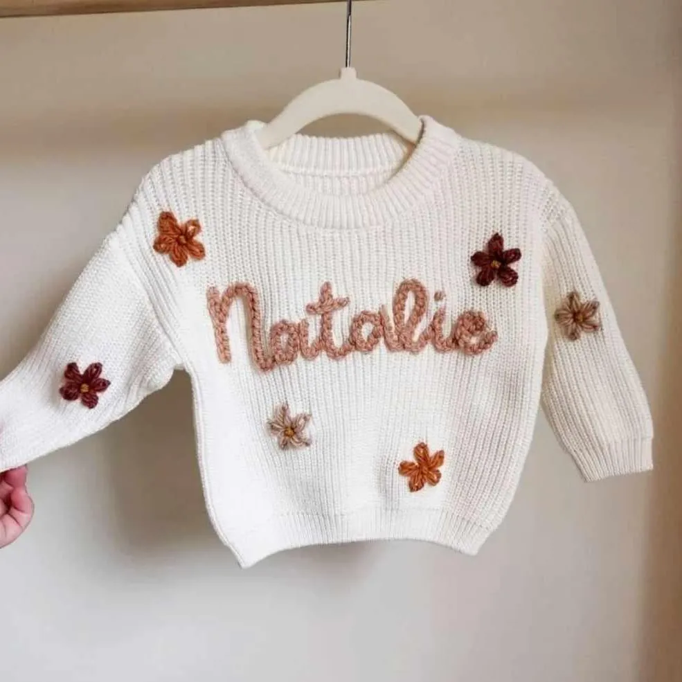 PERSONALIZED SWEATER - MARSHMALLOW