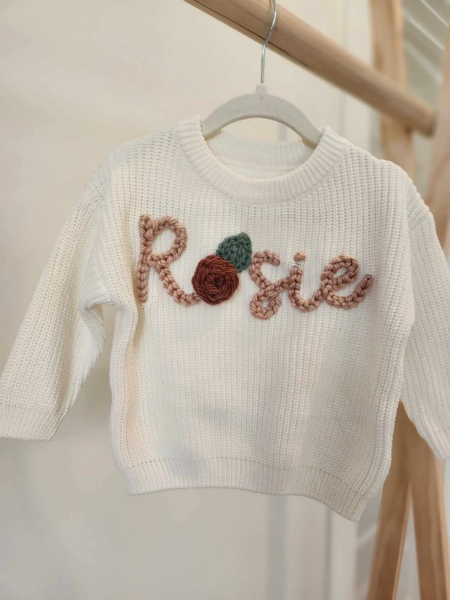 PERSONALIZED SWEATER - MARSHMALLOW