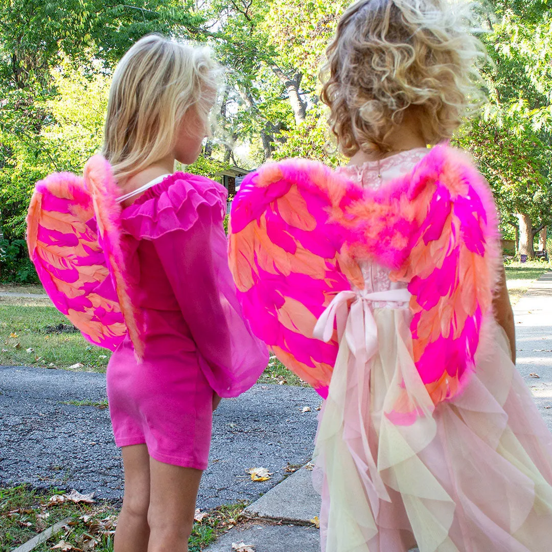Pink Flamingo Costume Wings