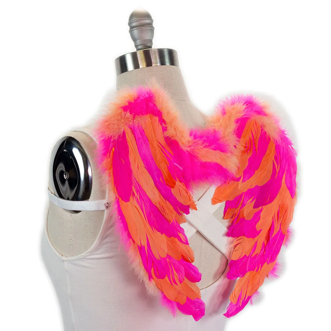 Pink Flamingo Costume Wings