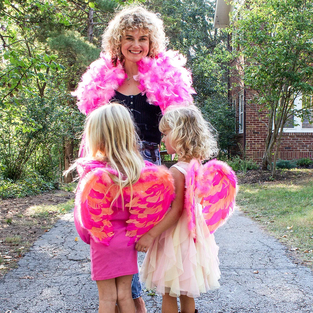 Pink Flamingo Costume Wings