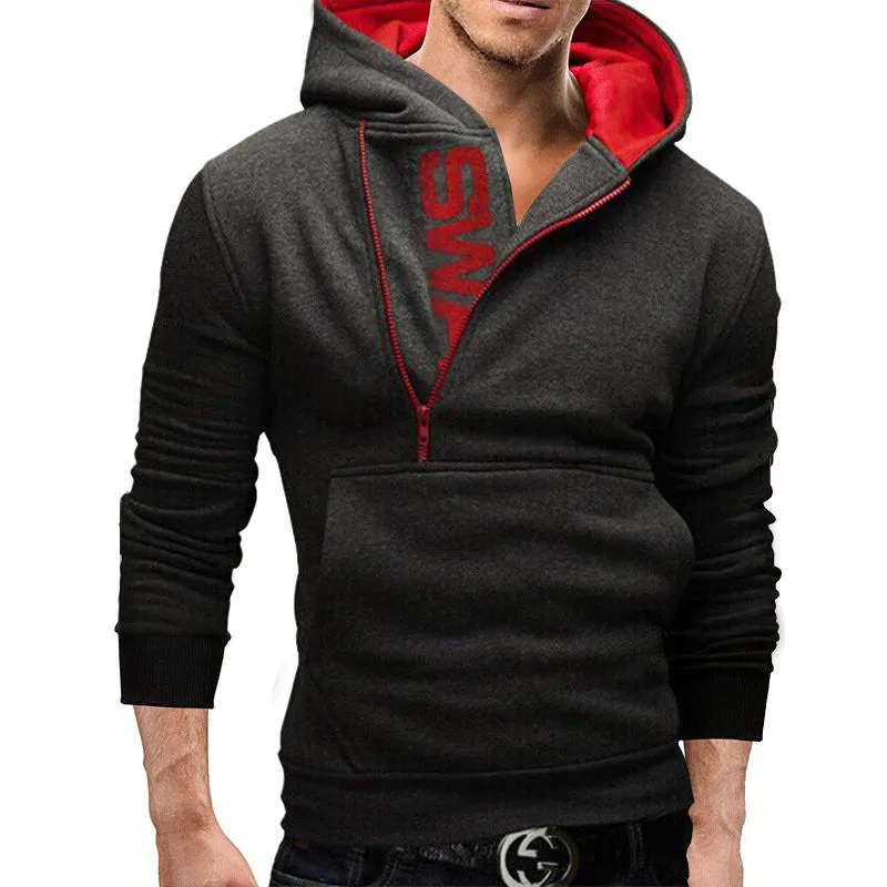 Plus Size Men Casual Hoodies Sweatshirt Fashion Brand Pullover Hoodies Chandal Hombre Hip Top Hoddies Zipper coat
