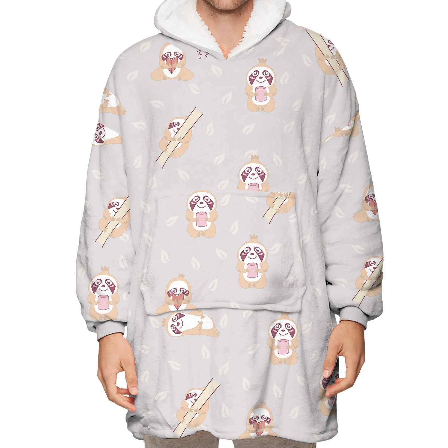 Plush-feel Oversized Unisex Hoodie
