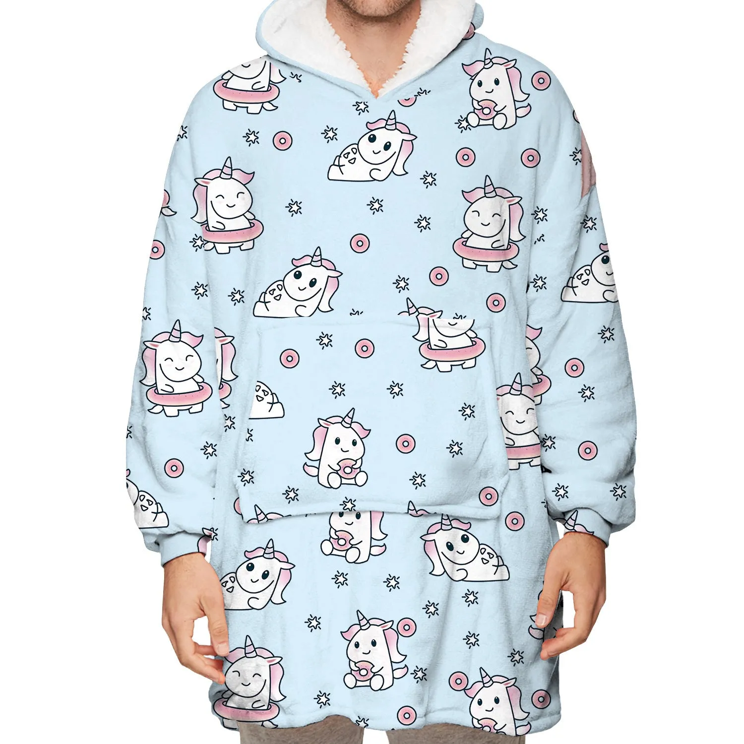 Plush-feel Oversized Unisex Hoodie