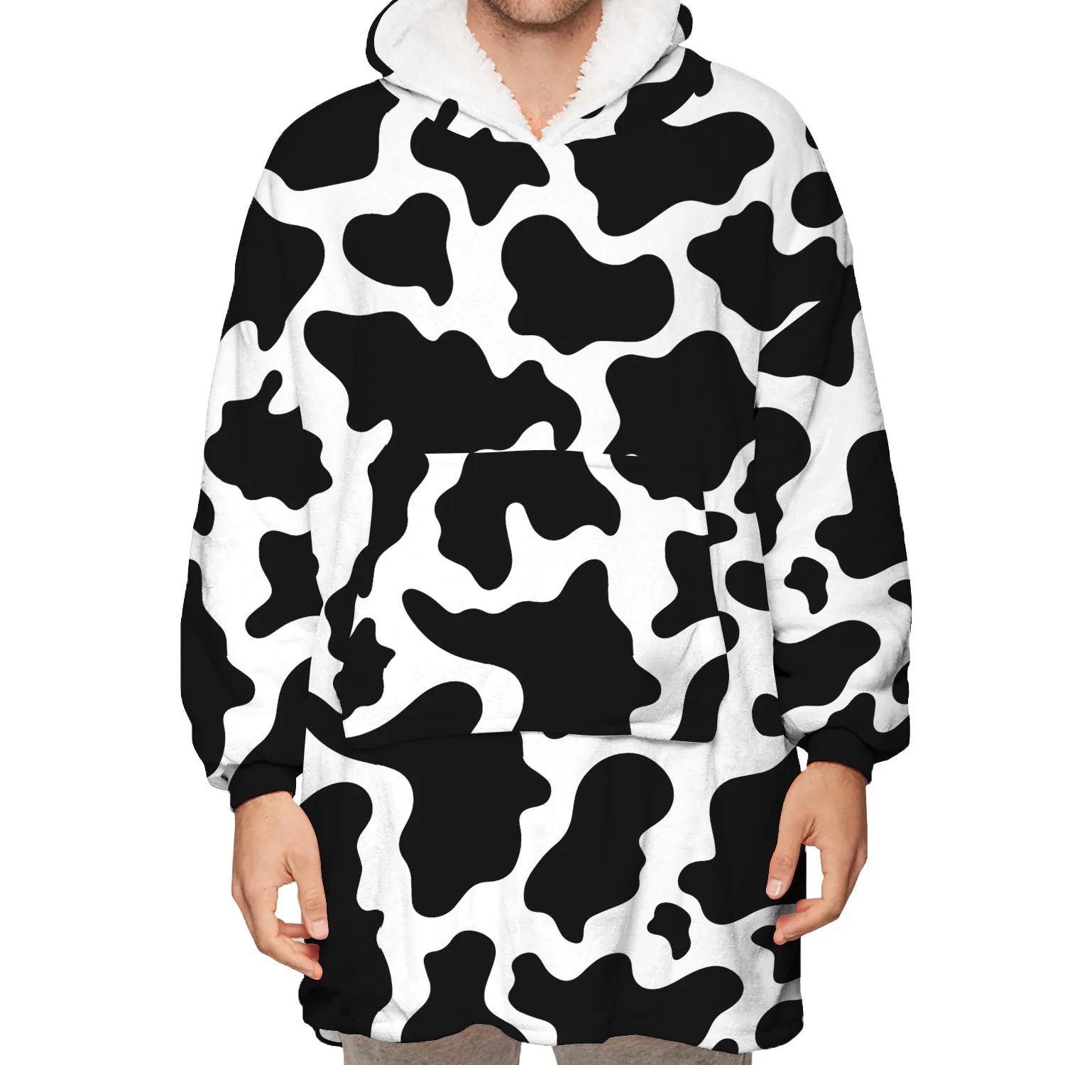Plush-feel Oversized Unisex Hoodie