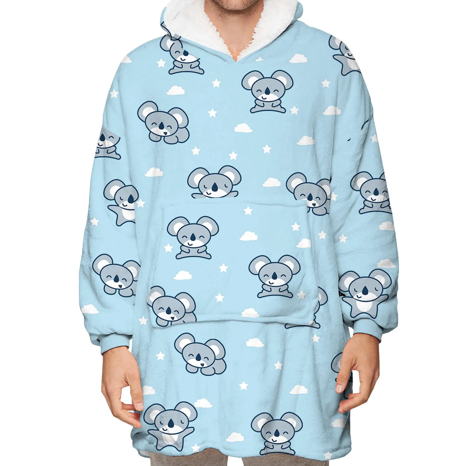 Plush-feel Oversized Unisex Hoodie
