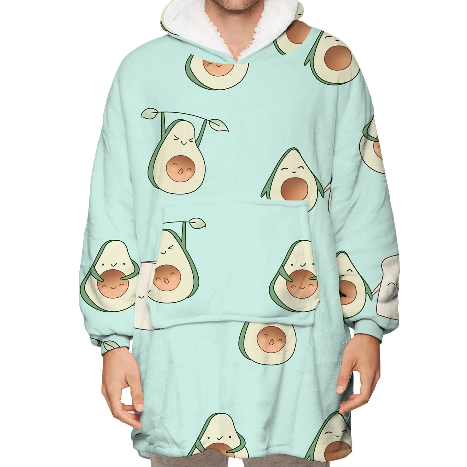 Plush-feel Oversized Unisex Hoodie