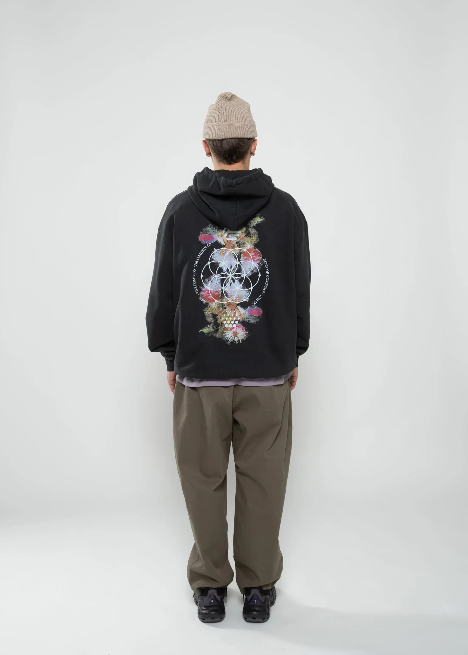 POINT CLOUD HOODIE VINTAGE BLACK