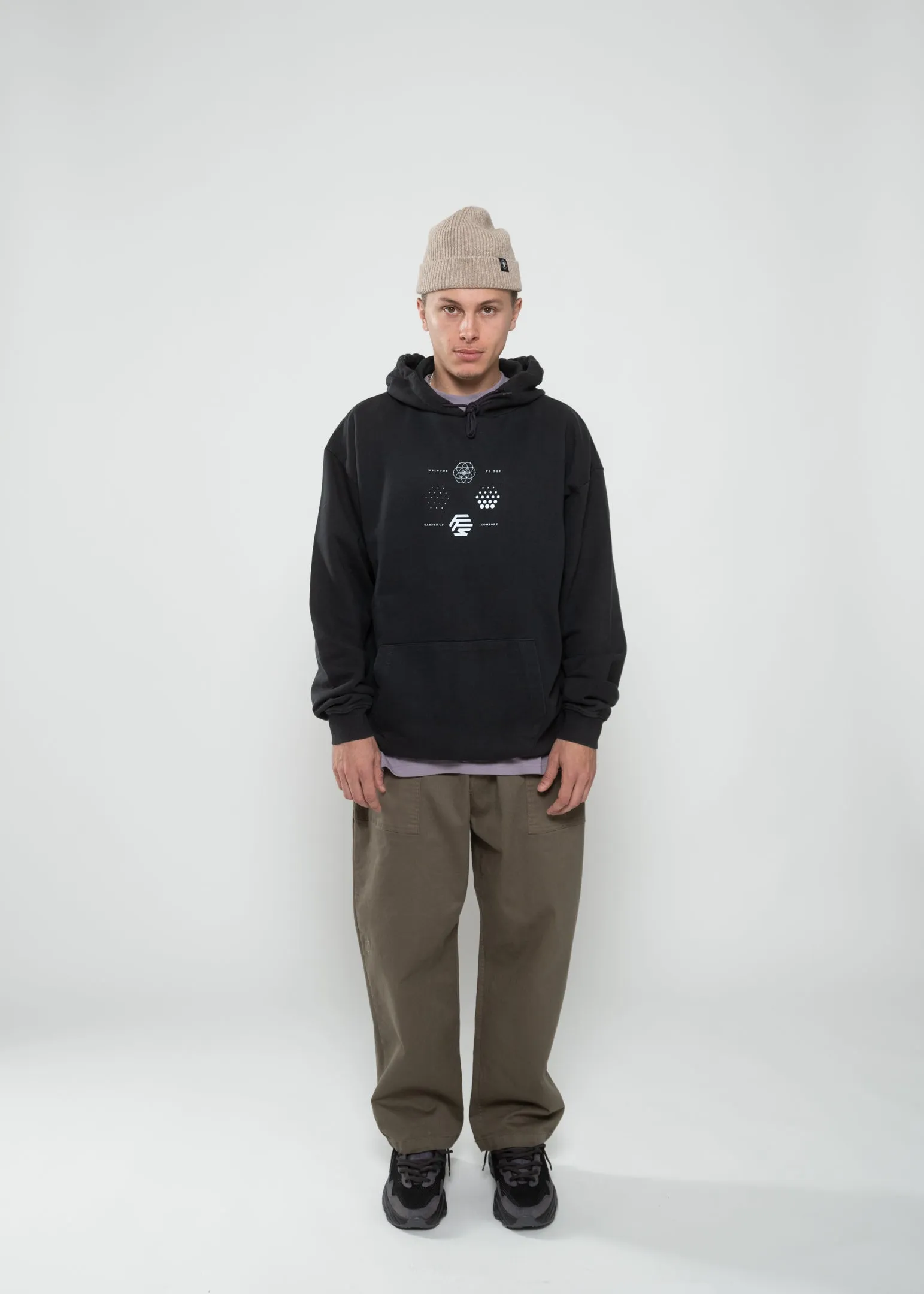 POINT CLOUD HOODIE VINTAGE BLACK