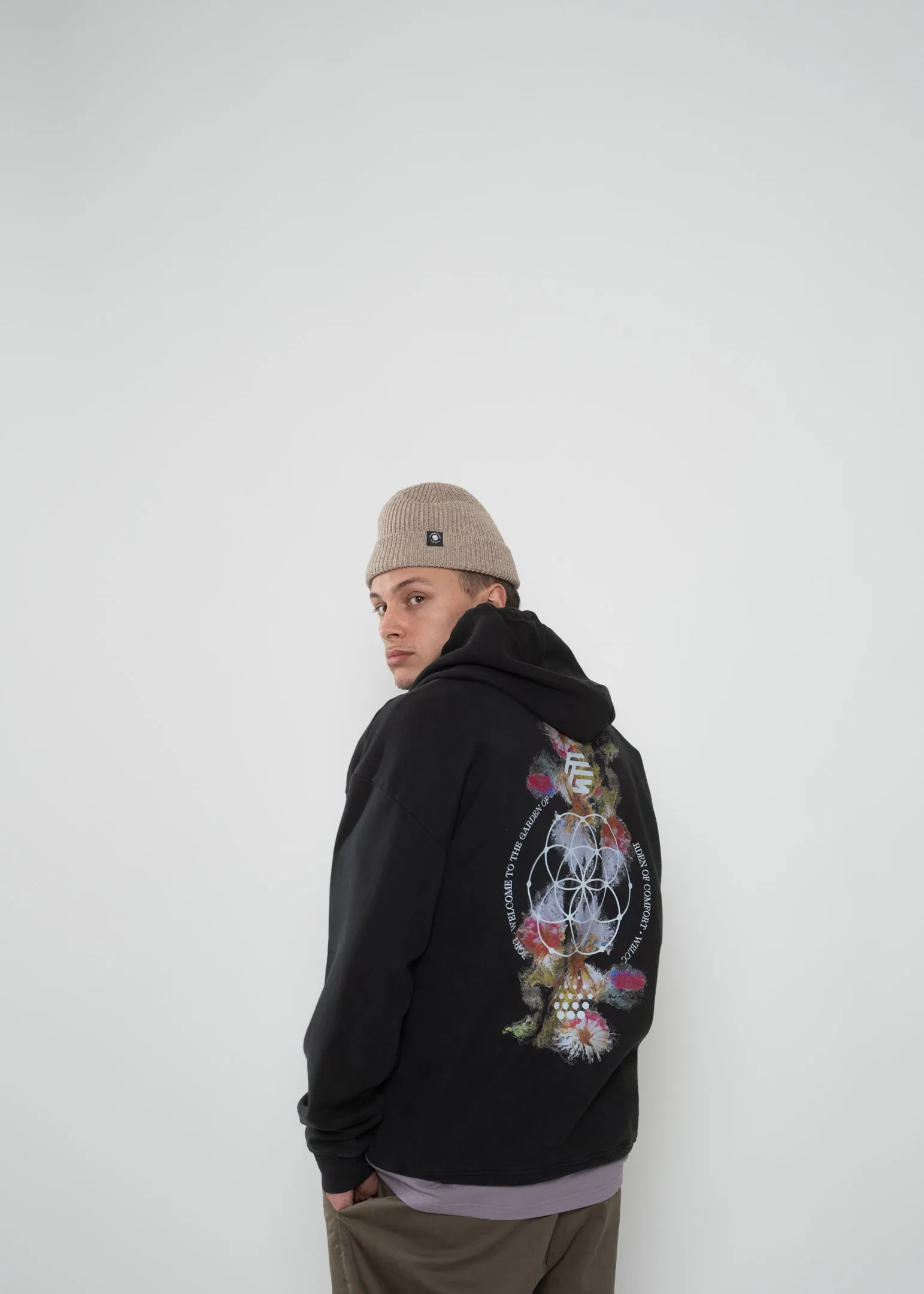 POINT CLOUD HOODIE VINTAGE BLACK