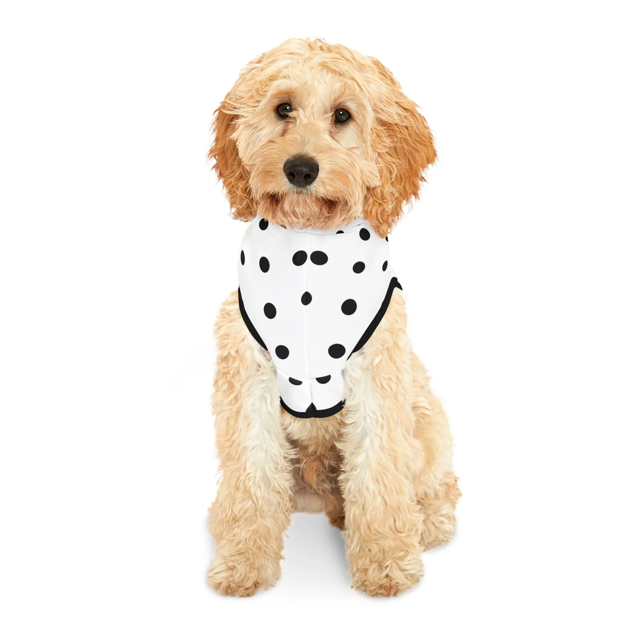 Polka Dot Name Tag Personalized & Custom Pet Sweatshirt Hoodie-Custom Pet Apparel