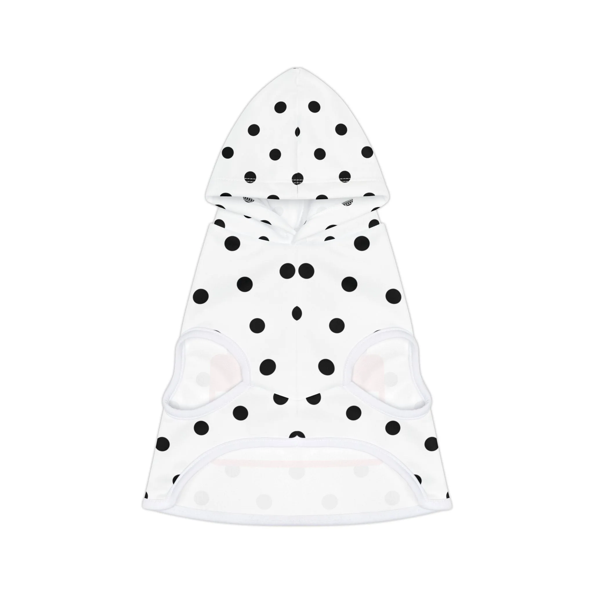 Polka Dot Name Tag Personalized & Custom Pet Sweatshirt Hoodie-Custom Pet Apparel