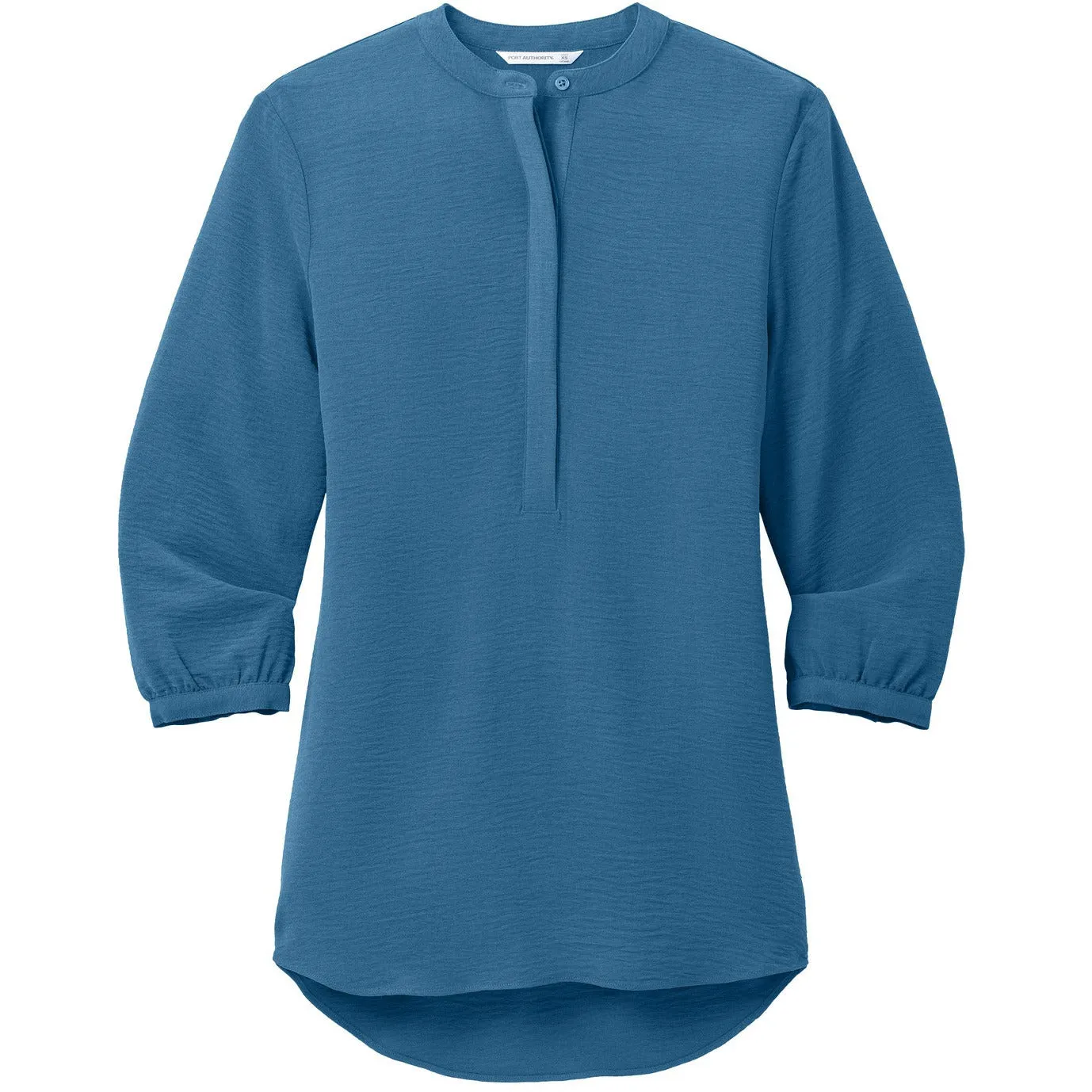 Port Authority® Women's 3/4-Sleeve Textured Crepe Tunic