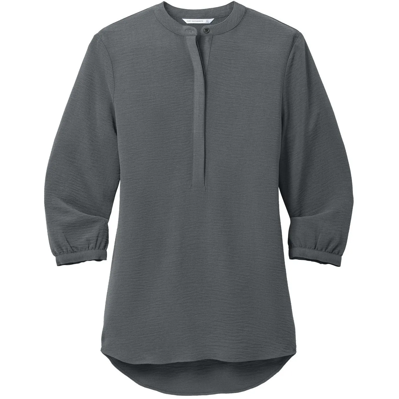 Port Authority® Women's 3/4-Sleeve Textured Crepe Tunic
