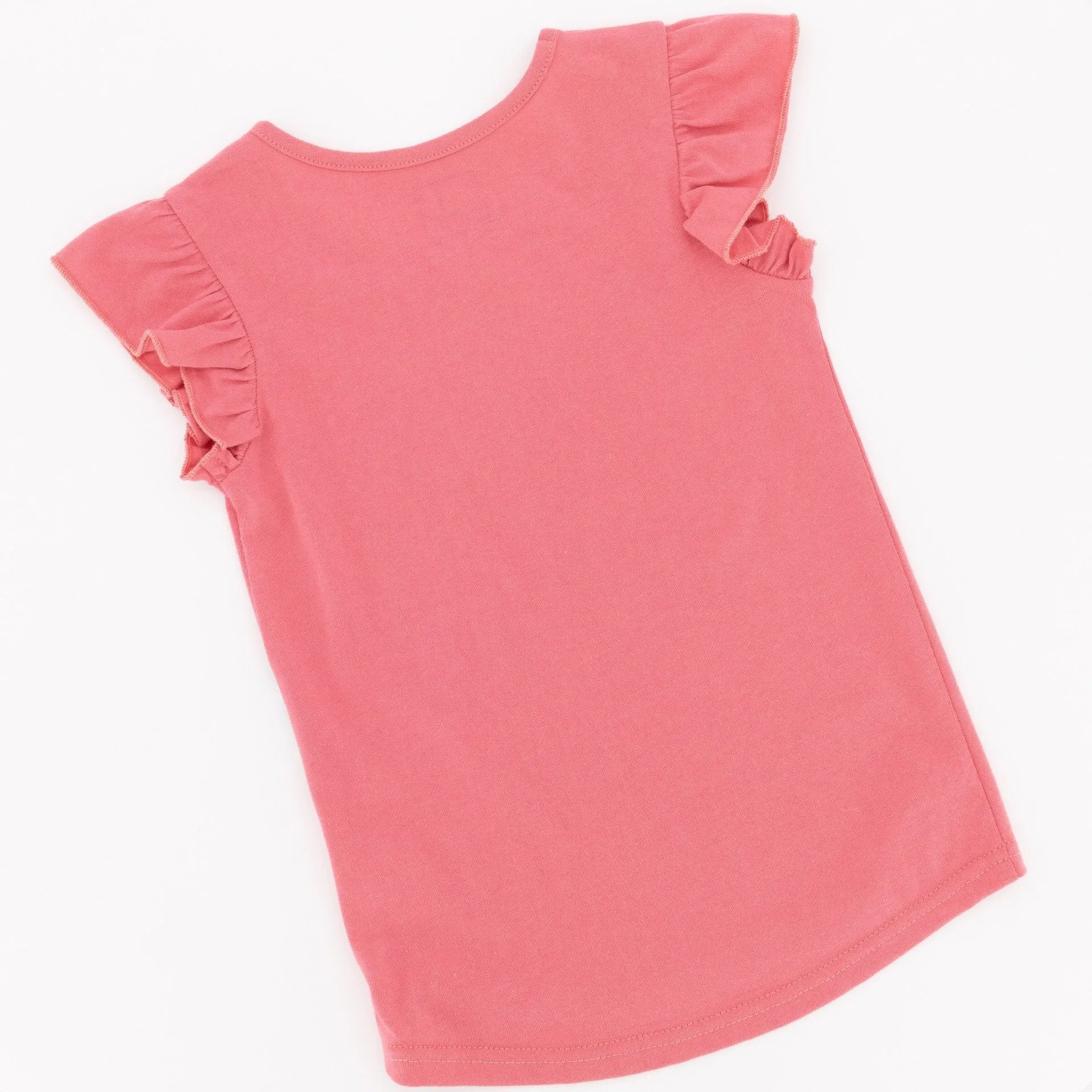 Pre-Girls Butterfly Printed Tee - Pink