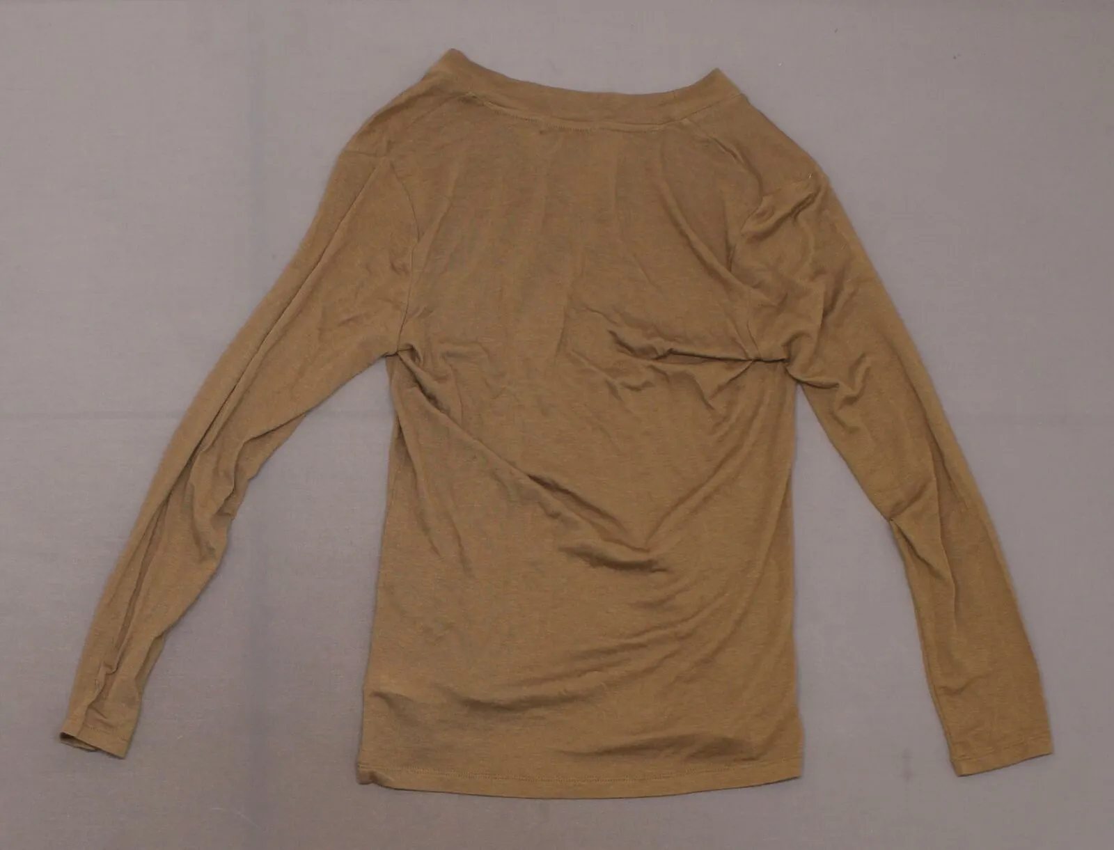 Prologue Women's Drapey Long Sleeve Deep V-Neck T-Shirt