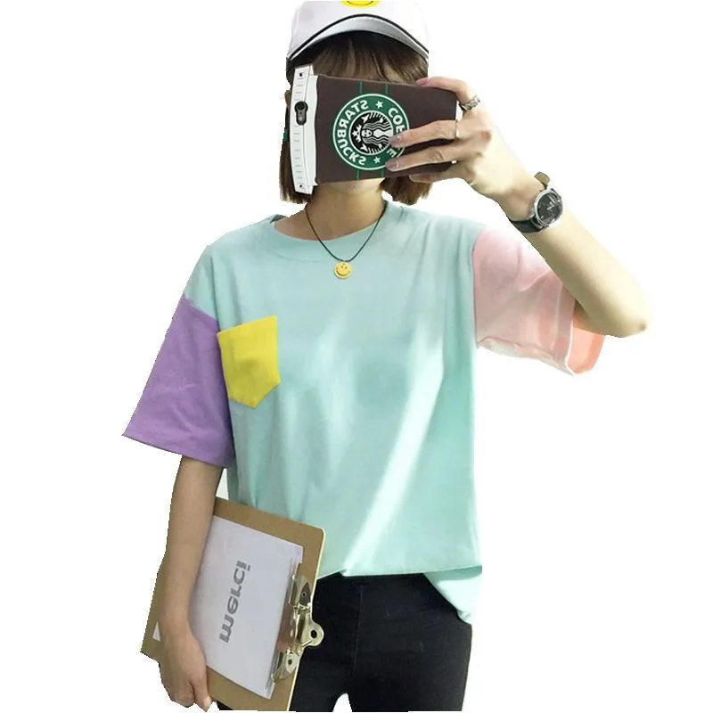 "KPOP PASTEL PATCHES" T-SHIRTS K042002