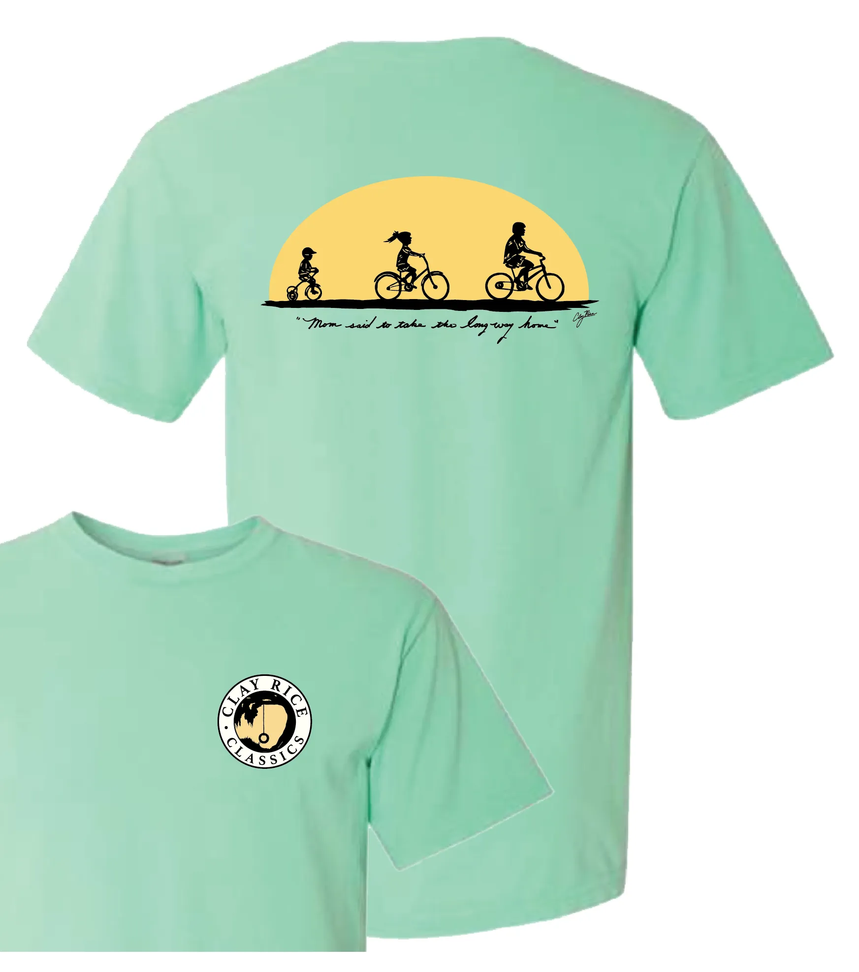 "Mom Said To Take The Long Way Home" Children's T-Shirt